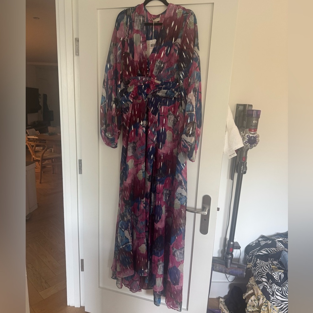 Adrienne Landau Vibrant Long Sleeve Dress